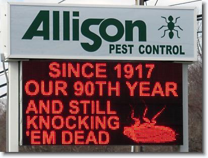 Allison Pest Control Red, 64x128 Matrix